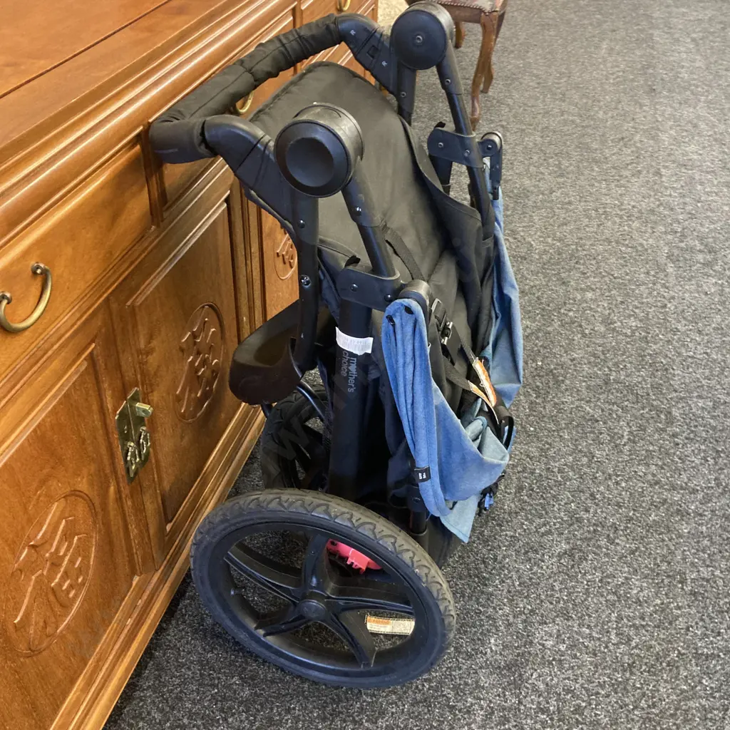 Mothers Choice 3 Wheel Stroller Image 1++
